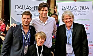 Luke Coffee, Justin Talt and Rocky Powell w/ son Dillion.