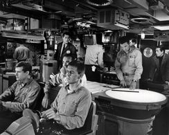 Rock Hudson, Patrick McGoohan, Sherwood Price, and David Wendel in Ice Station Zebra (1968)