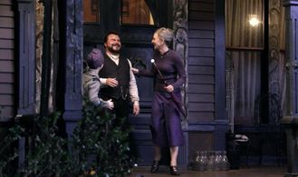 Cate Blanchett, Jack Black, and Owen Vaccaro in The House with a Clock in Its Walls (2018)