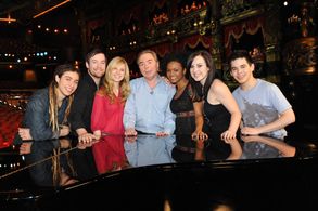Andrew Lloyd Webber, Syesha Mercado, David Cook, Brooke White, David Archuleta, and Jason Castro in American Idol (2002)