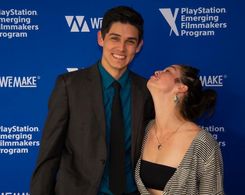 Bryan Bachman and Jessica Young at the premiere of HyperReal in Atlanta, GA.