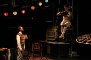 (left) Nick Stewart, (Right) Gabriela Castillo. Production of 