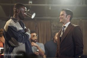 Jeff Campanella and Taylor Sele on the set of 'Queens.'