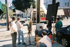 David Hohl and crew shooting EXT San Francisco ISOL