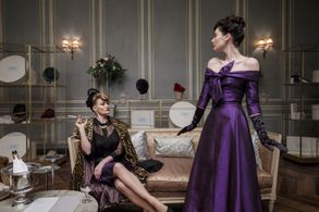 Sarah Parish and Poppy Corby-Tuech in The Collection (2016)