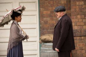 Thomas Craig and Shailene Garnett in Murdoch Mysteries (2008)