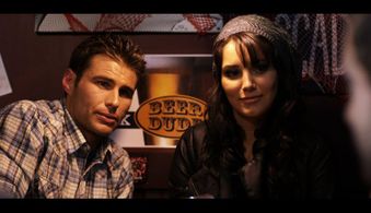 Still of Victoria Truscott and actor Brett Prieto in Showboys