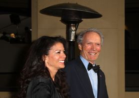 Clint Eastwood and Dina Eastwood