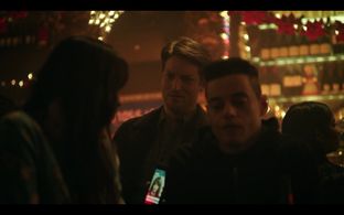 Christian DeMarais, Rami Malek and Dominik Garcia in 