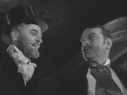 Gunnar Björnstrand and Åke Grönberg in Sawdust and Tinsel (1953)