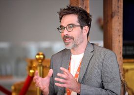 Martin Villeneuve at the QCFF for the world premiere of his second feature film, 