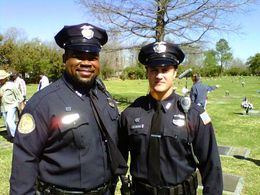 Actors Beau Brasseaux and leonard howze on set of season 2 of TNT Memphis Beat