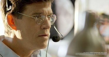 Paul Hickert, with his finger on the launch button, in WHEN THE MOON WAS TWICE AS BIG © 2015 The Sum Of Our Parts Produc