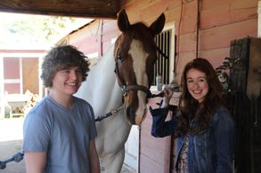 Katherine Diaz and Maxwell Chase in The Adventures of Shelby