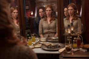 Amy Madigan and January Jones in Sweetwater (2013)