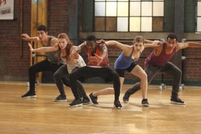 Lamar Johnson, Jordan Clark, Brittany Raymond, Trevor Tordjman, and Devon Brown in The Next Step (2013)