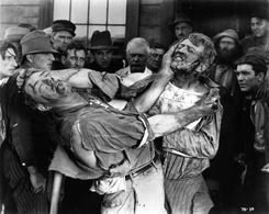 Hobart Bosworth and James Gordon in Behind the Door (1919)