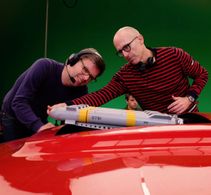 David Kerr and DoP Florian Hoffmeister discuss missile rig for Johnny English