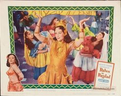 Paulette Goddard, Natalie Benesh, and Sheila Connolly in Babes in Bagdad (1952)