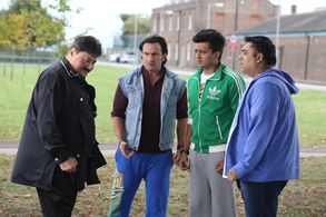 Ram Kapoor, Saif Ali Khan, Satish Shah, and Riteish Deshmukh in Humshakals (2014)