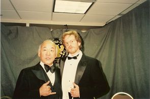 Benjamin Pollack and Pat Morita