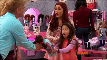 Ariana Grande and Isabella Day in Sam & Cat (2013)