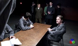 Jesse on set of the short film 