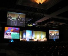 On the set of Sungard World.