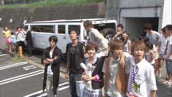 Shunsuke Daitô, Manpei Takagi, Masaya Nakamura, Yûdai Chiba, and Shinpei Takagi in Ouran High School Host Club (2011)