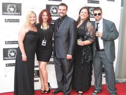 2011 Action on Film International Film Festival Gala. From left: Shelly Deaver-Bybee, Terissa Kelton, Nathan Bybee, Jess