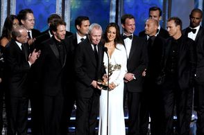Jerry Bruckheimer, Jonathan Littman, Bertram van Munster, and Elise Doganieri at an event for The 64th Primetime Emmy Aw