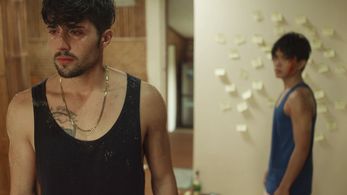 Nico Locco and Gold Azeron in Love at the End of the World (2021)