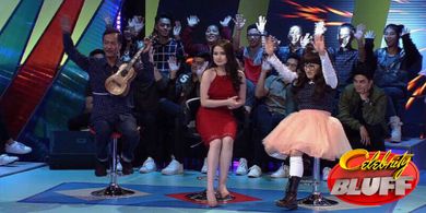 Isko Salvador, Gladys Guevarra, Barbie Forteza, Arjan Jimenez, and Dave Bornea in Celebrity Bluff (2012)