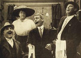 Augustus Carney, Margaret Joslin, and Harry Todd in Hubby's Scheme (1911)