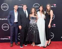Maria Shriver, Patrick Schwarzenegger, Katherine Schwarzenegger, and Christina Schwarzenegger at an event for The 2017 E