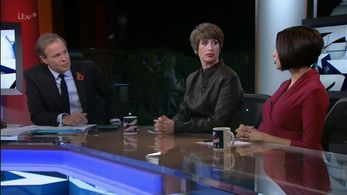 Tom Bradby, Liz Mair, and Nayyera Haq in Trump vs Clinton: The Result - ITV News Special (2016)