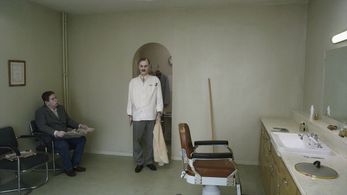 Nils Westblom and Ola Stensson in A Pigeon Sat on a Branch Reflecting on Existence (2014)