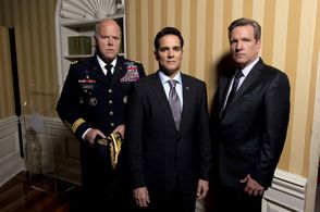 Martin Donovan, Rex Linn, and Yul Vazquez in The Lottery (2014)