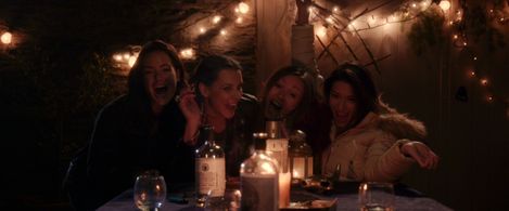 Tamaryn Payne, Emily Wyatt, Sian Abrahams, and Naomi Willow in Sacrilege (2020)