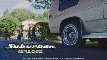 Vincent Veloso, Mike Larose, Christine Pardo, Daniel Velasco, and Tia Link in Suburban Sepulchre (2018)