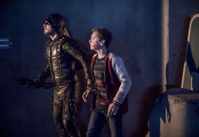 Stephen Amell and Jack Moore in Arrow (2012)