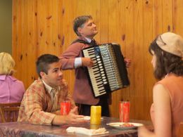 Cameron Gilliam, Rachel Schrey, and Heino Moeller in Summer of '67 (2018)