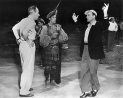 Gene Kelly, Hugh Laing, and Vincente Minnelli in Brigadoon (1954)