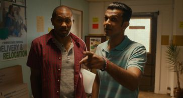 Utkarsh Ambudkar and Justin Chu Cary in Blindspotting (2018)