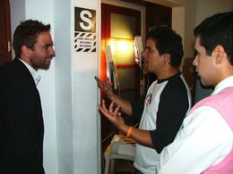 Still of Gonzalo Revoredo, Sandro Ventura and Miguel Torres - Böhl in Talk Show.