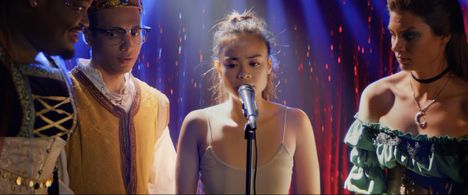 Sari Arambulo, Christy St. John, Rashaun Sibley, and Dominique Willingham in Swearing (2021)