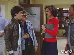 Todd Bridges, Brian Robbins, Anne-Marie Johnson, and Steven Tash in Diff'rent Strokes (1978)