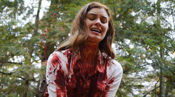 Stephanie Moran in Violet in Red Silk (2014)