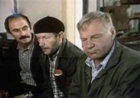 Juozas Budraitis, Viktor Miroshnichenko, and Nikolay Oleynik in Greshnik (1988)