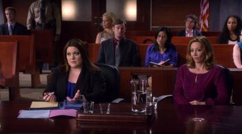 Sharon Lawrence and Brooke Elliott in Drop Dead Diva (2009)